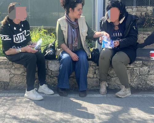 Δράση από την Κινητή Μονάδα Παρέμβασης Streetwork Ηρακλείου για την Ημέρα της Γυναίκας