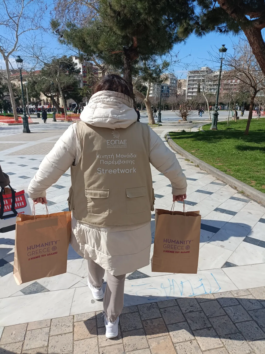 Παρεμβάσεις της Κινητής Μονάδας Παρέμβασης Θεσσαλονίκης στο κέντρο της πόλης