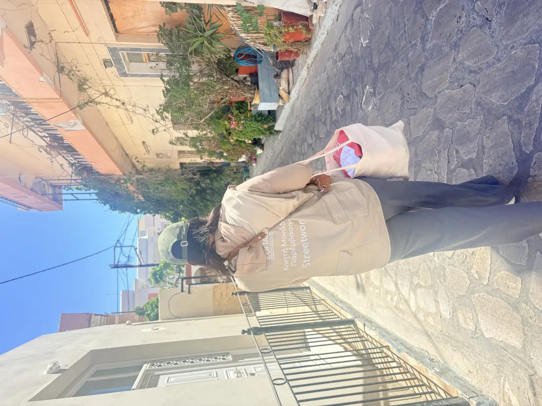 Η Κινητή Μονάδα Παρέμβασης-Streetwork Ρόδου στην Κάλυμνο