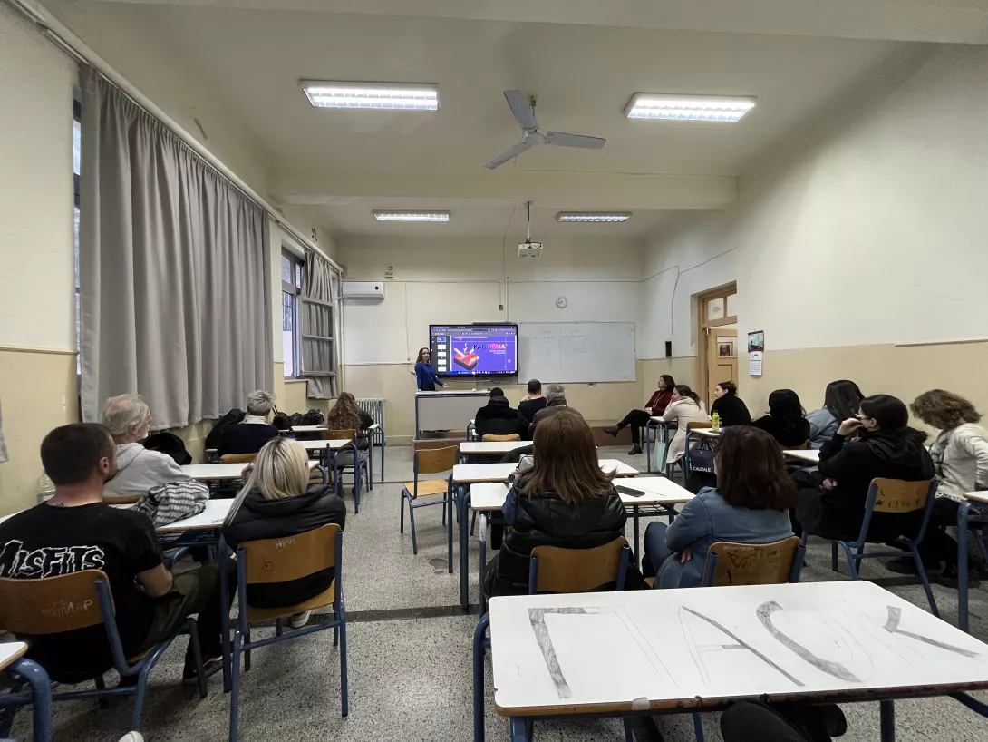 Eνημερωτική δράση με θέμα «Η δύναμη της επιλογής: Ζω χωρίς καπνό»